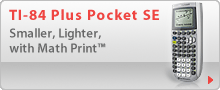 TI-84 Plus Pocket SE