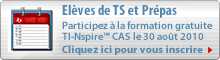 Participez à la formation gratuite TI-Nspire™ CAS