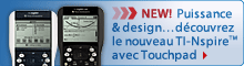 TI-nspire avec Touchpad