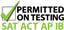 PERMITTED ON TESTING