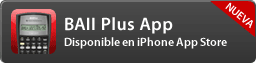 BAII Plus iPhone App