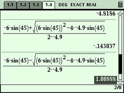 TI-Nspire CAS handheld, Calculator application