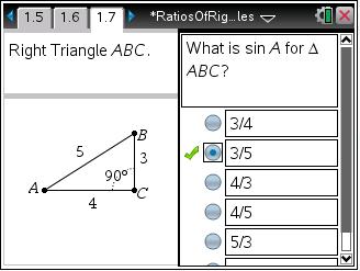 Ratios of Right Triangles