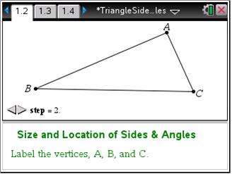 Triangle Sides & Angles
