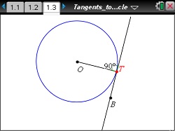 Tangents to a Circle
