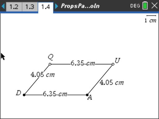 Properties of Parallelograms