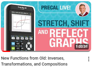 AP Precal Live: New Functions from Old
