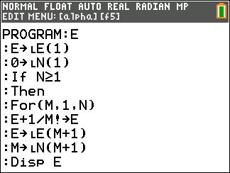 e – The Natural Number Coding Challenge