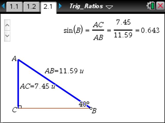 Trig Ratios