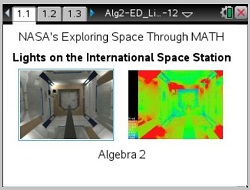 Lights on the International Space Station