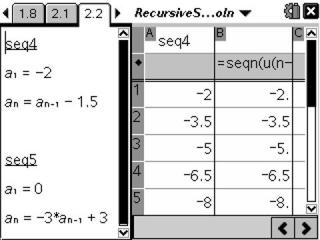 recursive sequence calculator