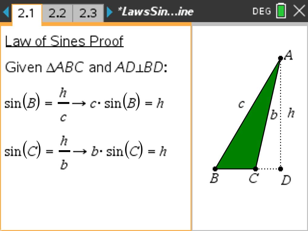 Law Of Sines And Cosines