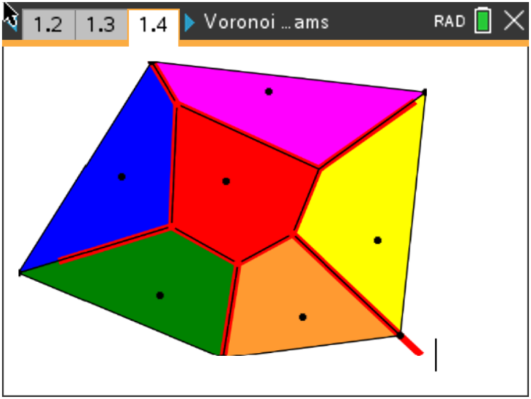 Voronoi Diagrams Ti Nspire Family Geometry And Trigonometry