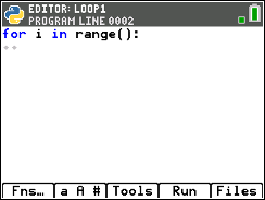 TI-84 Plus CE Python screenshot for step 3