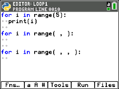 TI-84 Plus CE Python screenshot for step 6
