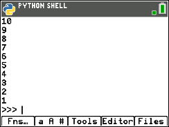 TI-84 Plus CE Python screenshot for step 7