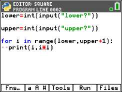 TI-84 Plus CE Python screenshot for step 9