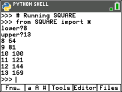 TI-84 Plus CE Python screenshot for step 10