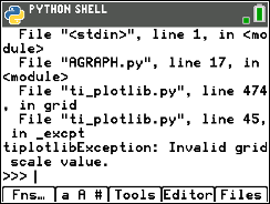 TI-84 Plus CE Python screen for step 12