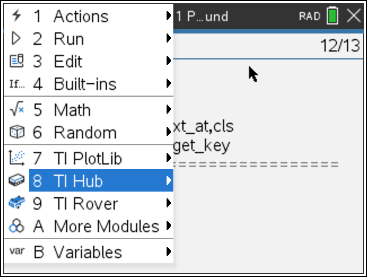 10 Minutes of Code: TI-Innovator™ Technology Python activities
