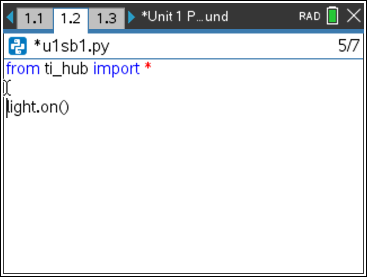 10 Minutes of Code: TI-Innovator™ Technology Python activities