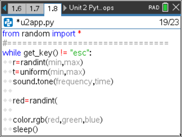 10 Minutes of Code: TI-Innovator™ Technology Python activities