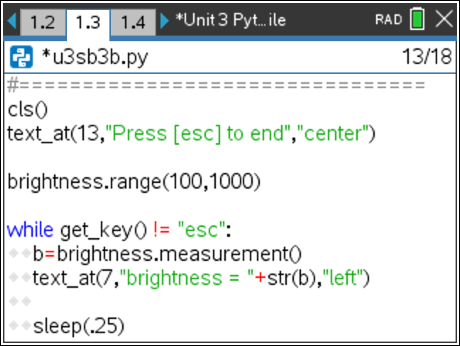 10 Minutes of Code: TI-Innovator™ Technology Python activities