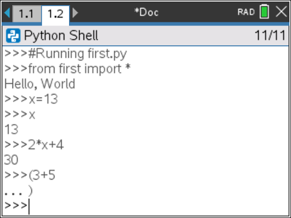 10 Minutes of Code - Python – TI Australia
