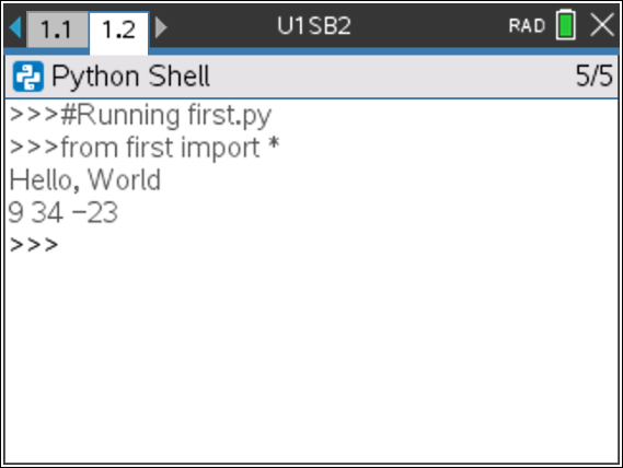 10 Minutes of Code: TI-Nspire™ CX II Python activities