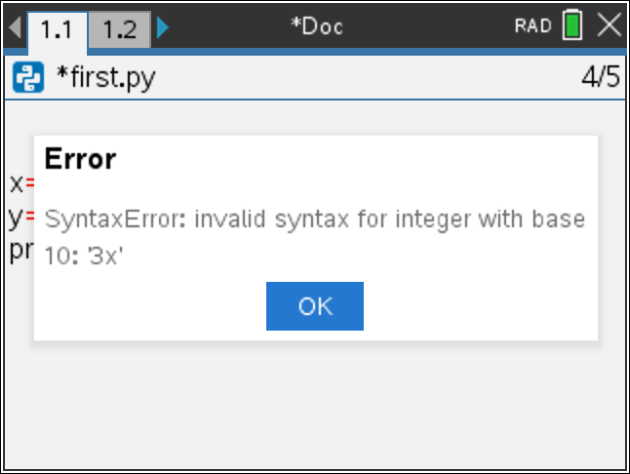 10 Minutes of Code: TI-Nspire™ CX II Python activities