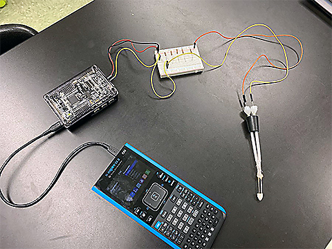 Build a conductivity sensor using a TI-Innovator™ Hub, TI graphing calculator and various parts and pieces.