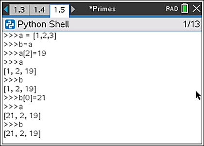 Python Shell with code.