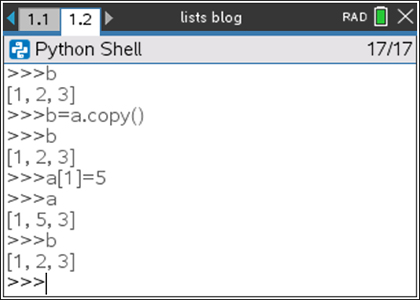Another Python Shell example.