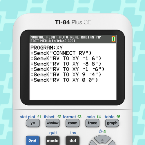 TI-84 Plus CE graphing calculator with code for converting numbers.
