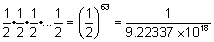 1/(9.22337 x 10^18)