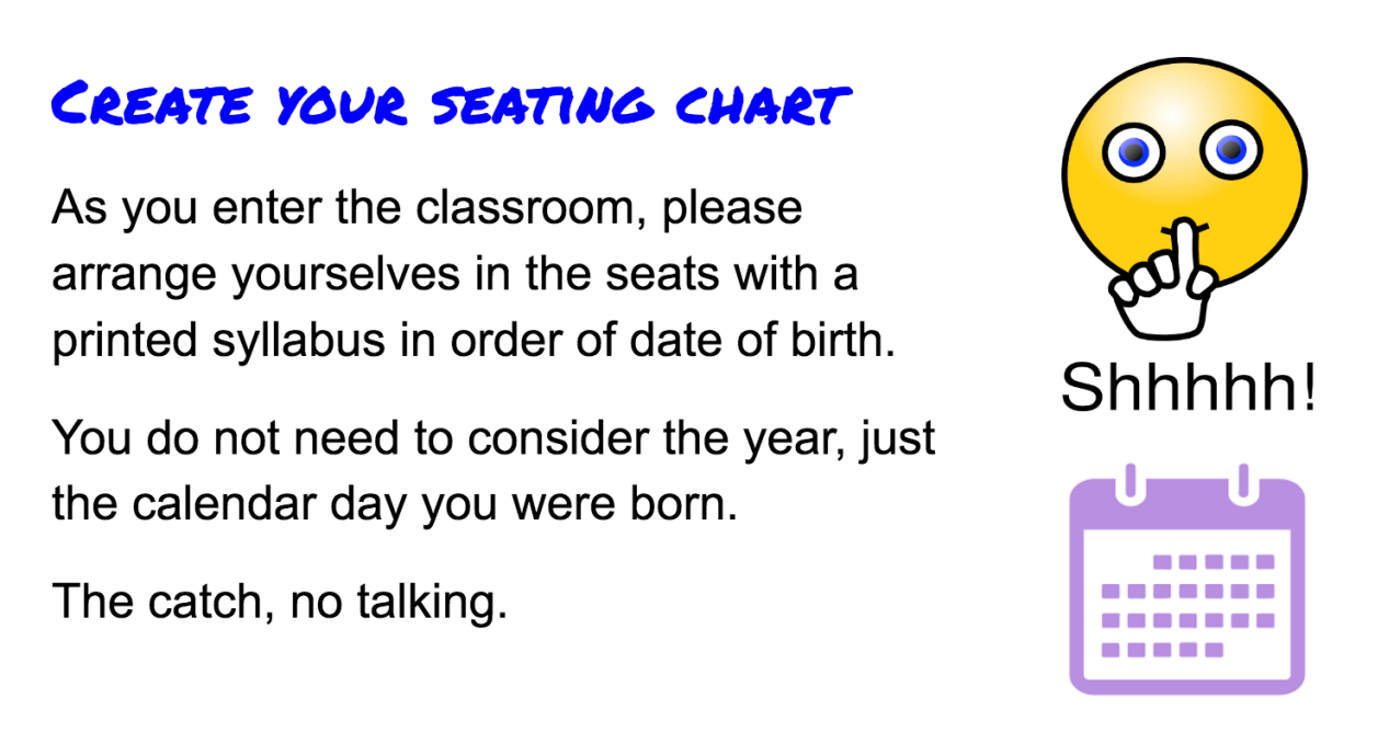 create your own seating chart