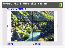 Ecran haute résolution sur votre calculatrice graphique TI-83 Premium CE