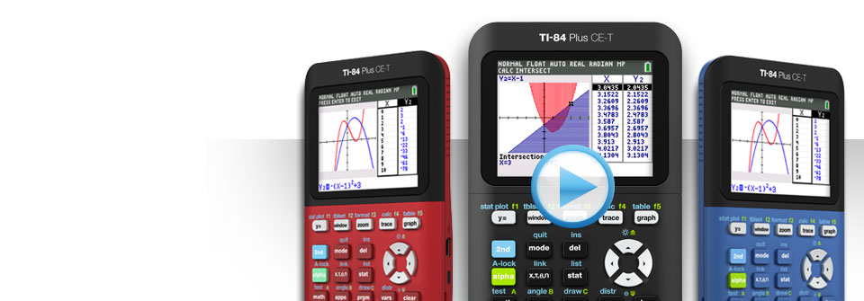 Grafische rekenmachine TI 84 Plus CE-T | Texas Instruments België
