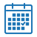 Blue Calendar icon