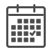 gray calendar icon