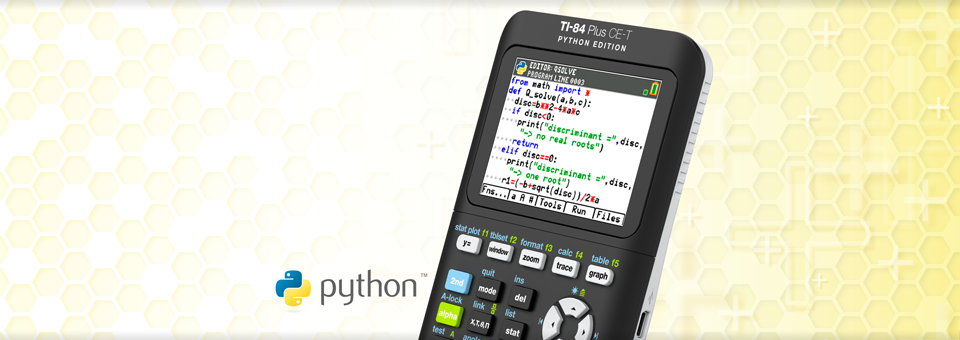 Ny grafräknare med integrerat Python programmeringsspråk! 