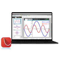 Laptop image with TI-Nspire CX Student software