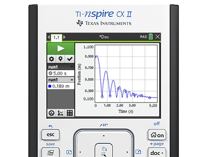 TI-Nspire™ CX Data Collection | Math Sensors | Texas Instruments