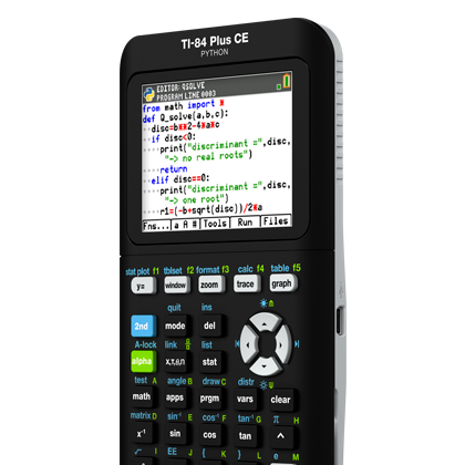 TI-84 Plus CE Python| Graphing Calculator| Texas Instruments