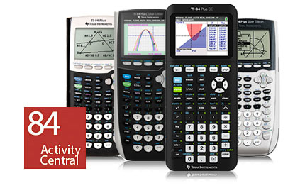 84 Activity Central - for TI-84 Plus family of Graphing calculators