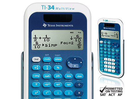 Texas Instruments TI-34 MultiView Scientific Calculator 