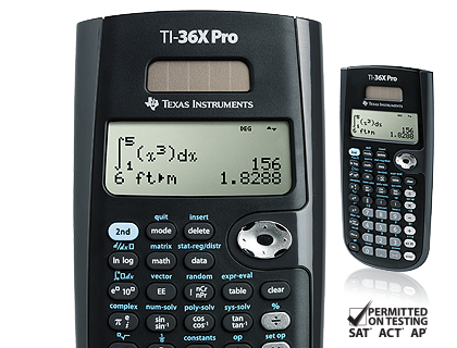 Texas Instruments TI-36X Solar Scientific Calculator with Cover & Info sheet 