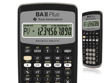 informal Consciente de búnker BA II Plus™ Financial Calculator | Texas Instruments