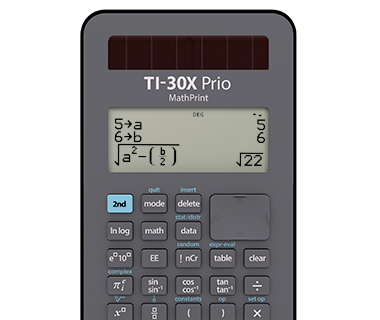 Ti 30x Plus Mathprint TI 30X Prio MathPrint™ | Schulrechner |Texas Instruments Deutschland