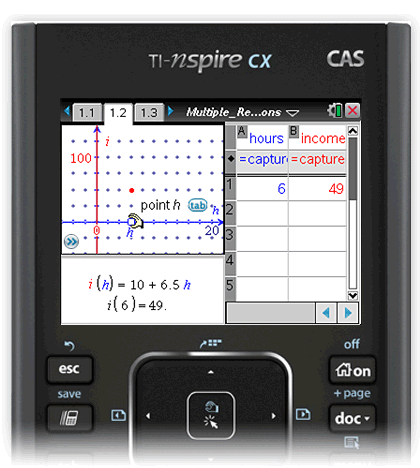 Colaborar con Ananiver aguacero TI-Nspire™ CX CAS Graphing Calculator | Texas Instruments